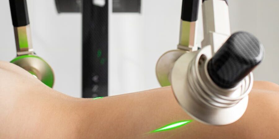 EuroSculpt laser treatment close-up