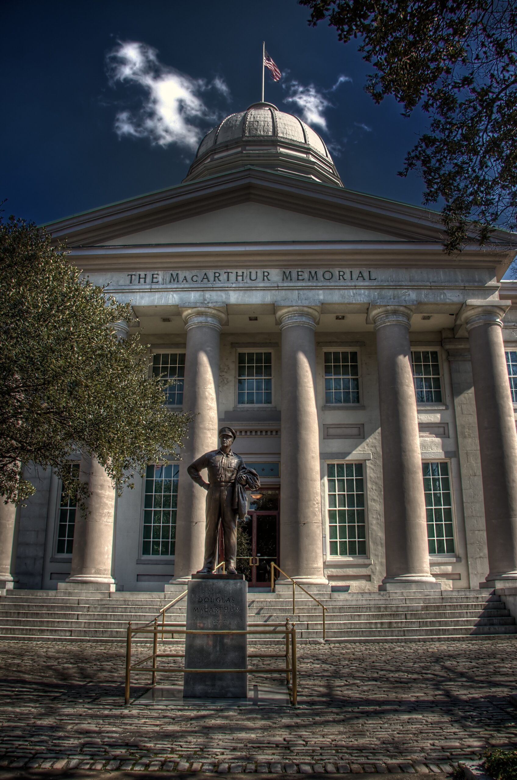 MacArthur Memorial Norfolk — Free, 10-Minute Walk From the Cruise Terminal 1 MacArthur Memorial in downtown Norfolk, Virginia — a 10-minute walk from Half Moone Cruise Terminal