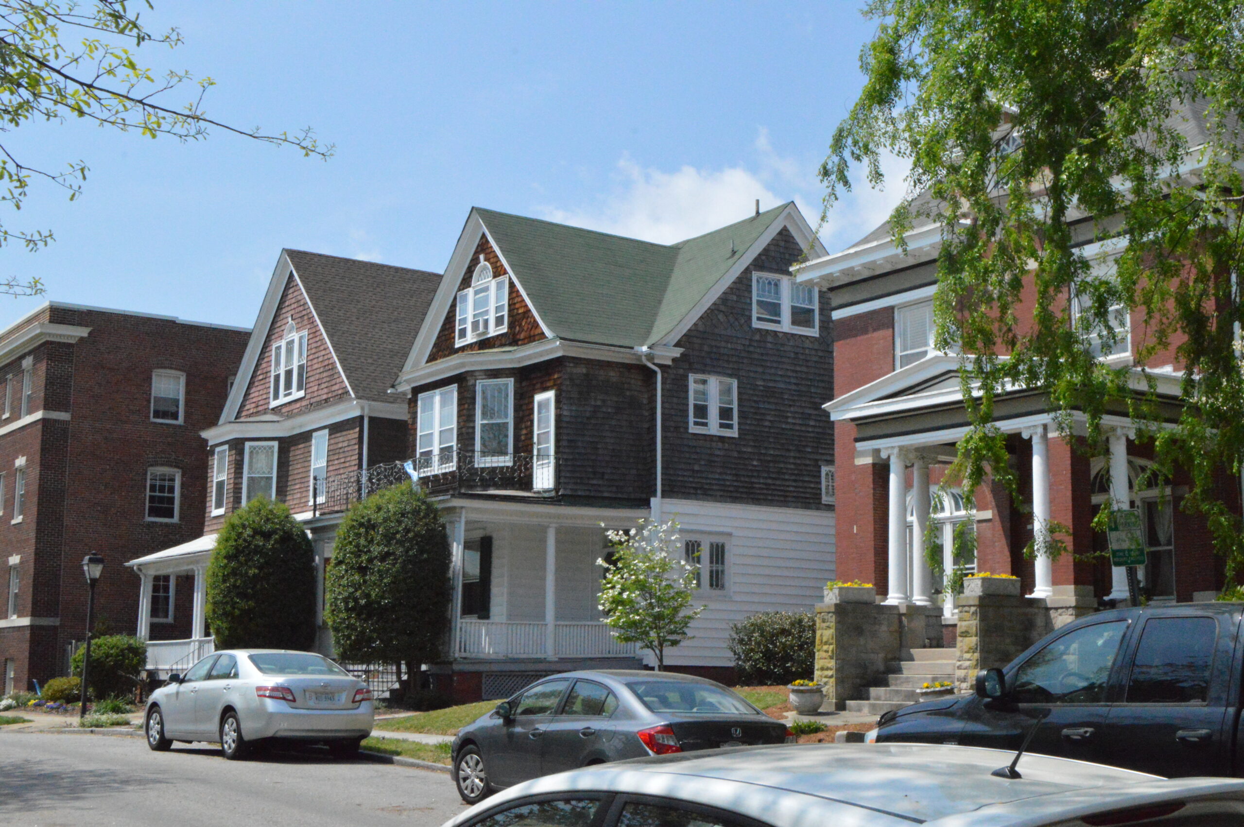 Stockley Gardens park in the Ghent historic neighborhood of Norfolk Virginia